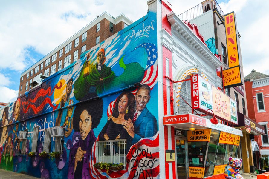 Ben's Chili Bowl mural