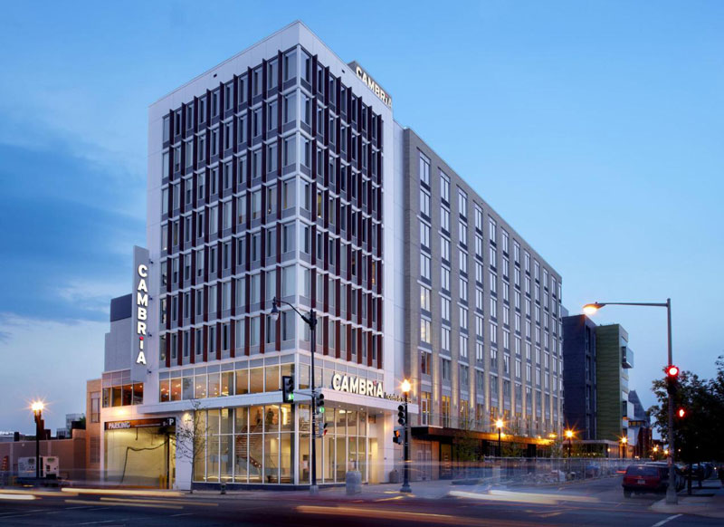 Exterior of the Cambria Suites Washington, DC Convention Center - Hotels in Washington, DC's Shaw neighborhood