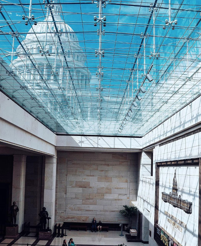 @paddyleahy - U.S. Capitol Dome as seen from the Capitol Visitors Center - Washington, DC